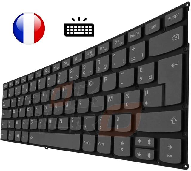 Touche De Clavier De Rechange Pour Lenovo Yoga 920/6 Pro / Flex Pro-13IKB (AZERTY Français)