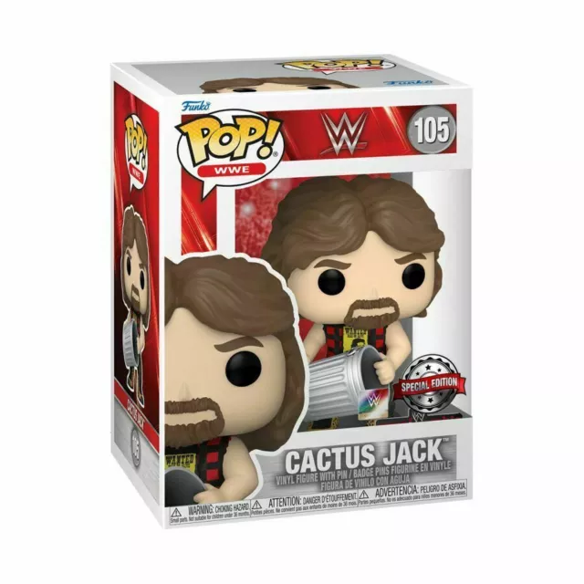 Funko Pop Vinyl Figure Wwe 105- Cactus Jack