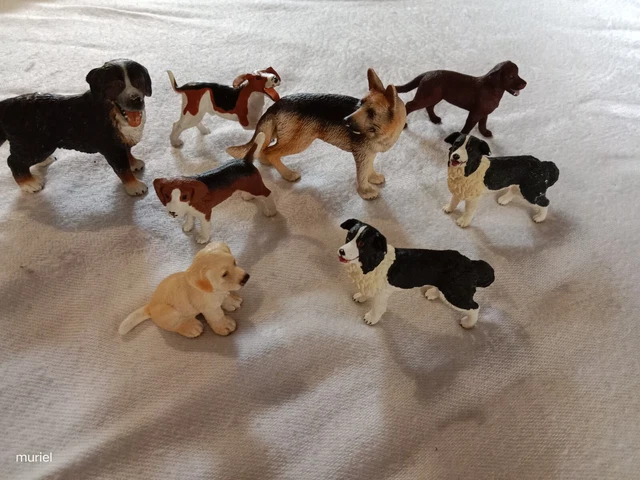LOT DE 8 CHIENS Dont 7 SCHLEICH Et 1 PAPO EUR 16 00 PicClick FR lot-de-8-chiens-dont-7-schleich-et-1-papo-eur-16-00-picclick-fr