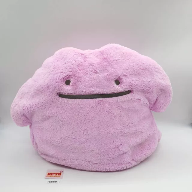 Ditto T081 Fluffy Hug Pokemon Center 2019 Plush 10" Stuffed Toy Doll Japan