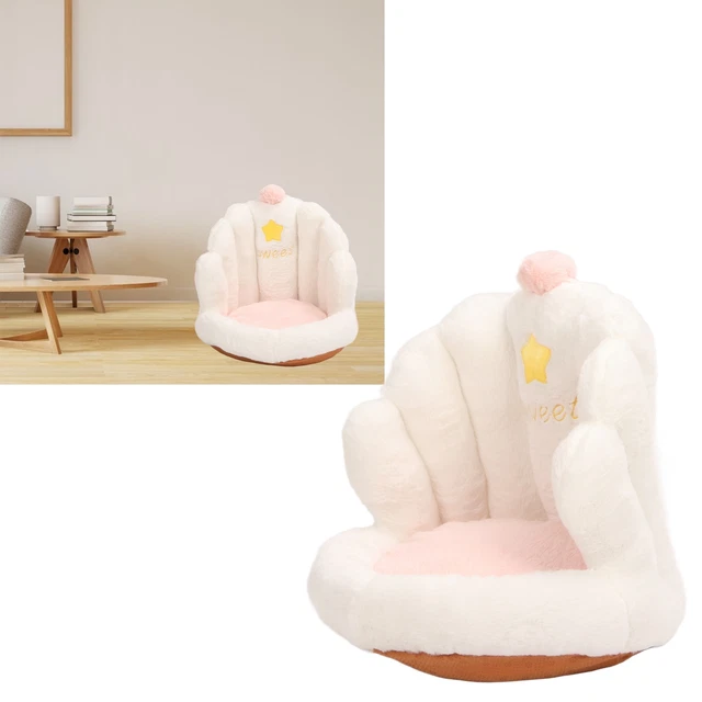 (White)BROLEO Coussin De Siège Support Lombaire Multifonctionnel Joli Coussin