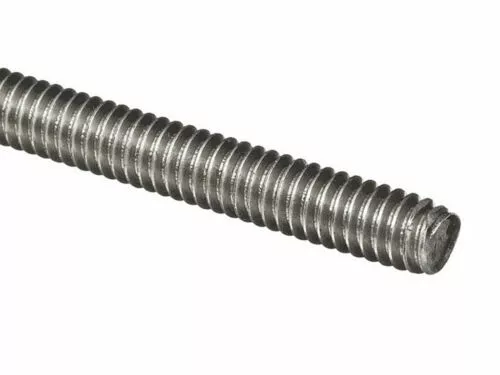 M24 Threaded Rod Bar Zinc Plated Studding Fully Threaded Mild Steel (Value Pack)