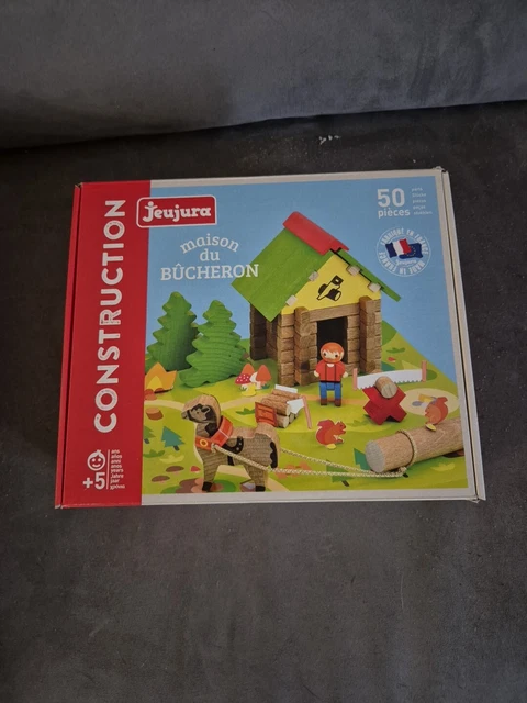 Gioco Di Costruzioni In Legno Jeujura - La Casa Del Veterinario, 60 Pezzi