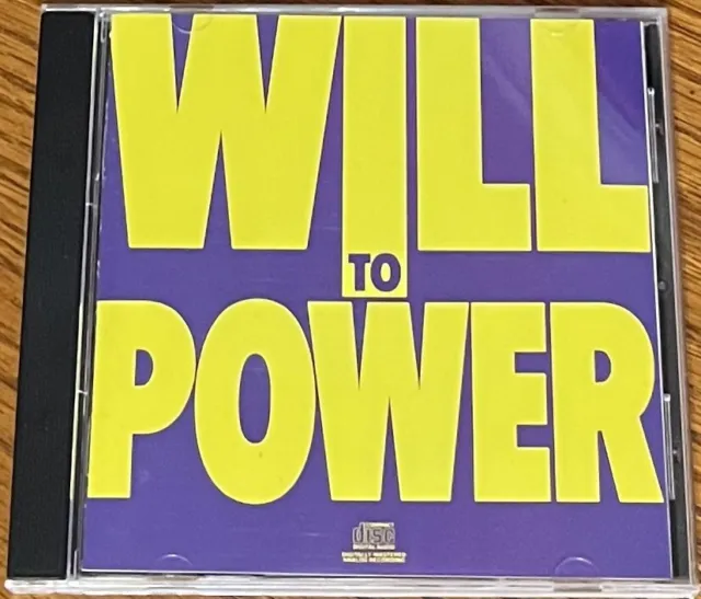 Will To Power "Will To Power" Rare Original 1988 Usa Cd Album