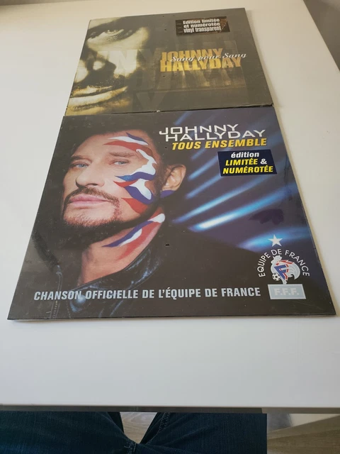 Johnny Hallyday Maxi 45Tours vinyle Tous Ensemble+ SANG POUR SANG