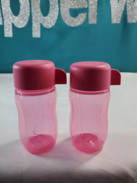 New Tupperware Mini ECO Candy Snack Bottle Dragonfly Pink 3oz/ 90ml Set of 2 New