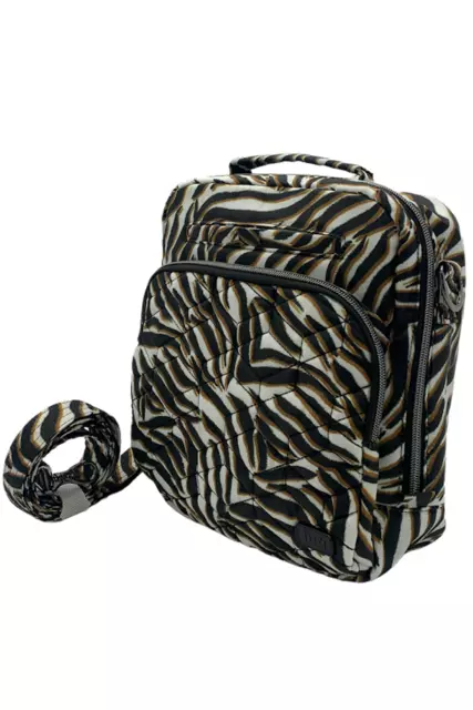Lug RFID Medium Crossbody with Top Handle Ranger 2 Zebra Sand