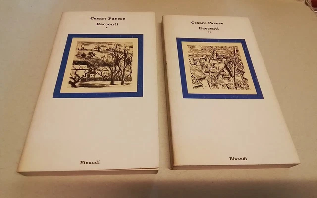 CESARE PAVESE RACCONTI - EINAUDI - 2 Voll, 1973, 29ag26 CESARE PAVESE RACCONTI - EINAUDI - 2 Voll, 1973, 29ag26