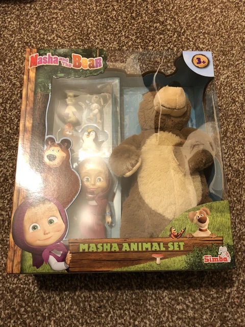 SIMBA TOY MASHA and the Bear Masha Animal Set Rabbit Dog Squirrel ...