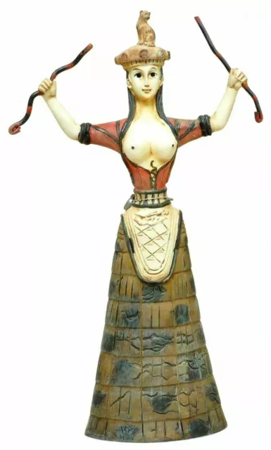 Estatua de la sacerdotisa sanadora de Creta réplica del siglo XVI de la,,,