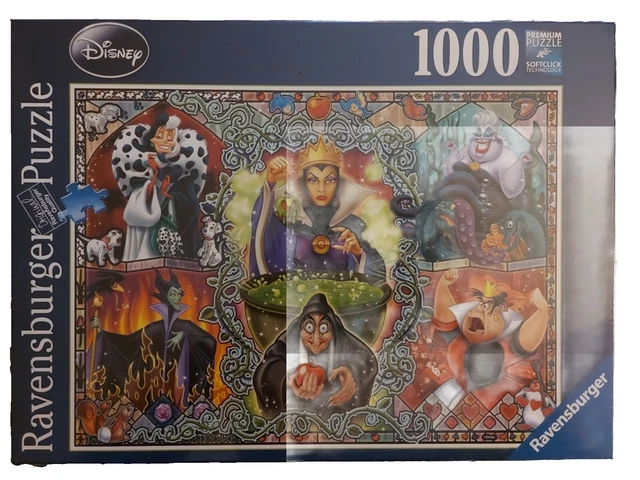 RAVENSBURGER DISNEY 1000 Piece Jigsaw Puzzle: Disney Wicked Women ...