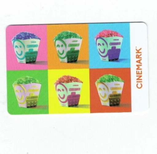CINEMARK GIFT CARD 2023 Popcorn Warhol Movie Theater Collectible
