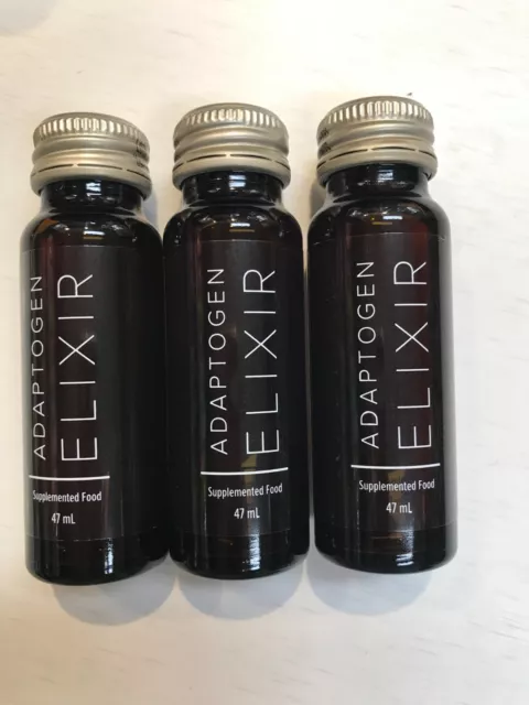 Isagenix Adaptogen ELIXIR bottle 47mlx3 Natural Stress Support Expiry 10/2023