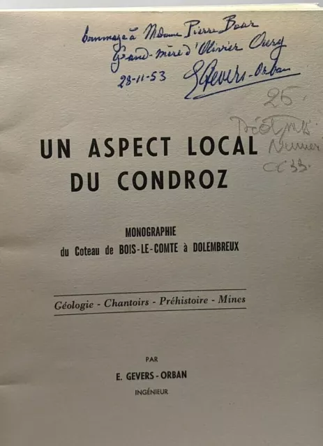 Un aspect local du Condroz - monographie du Coteau de Bois-Le-Comte à 3