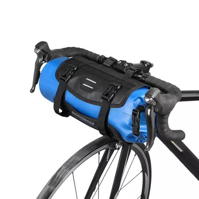 3L-7L Adjustable  Handlebar Bag  Cycling Bike Front Pannier Storage P0H6