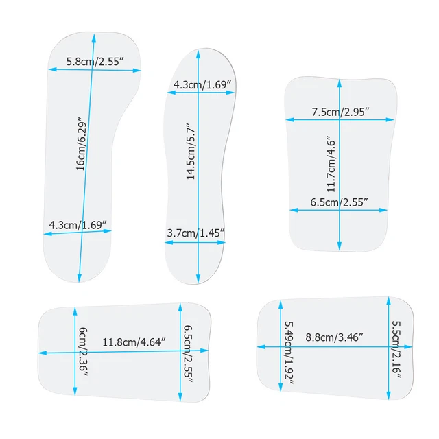 5x Dental Orthodontic Intraoral Photographic 2-sided Reflector Mirror ECA