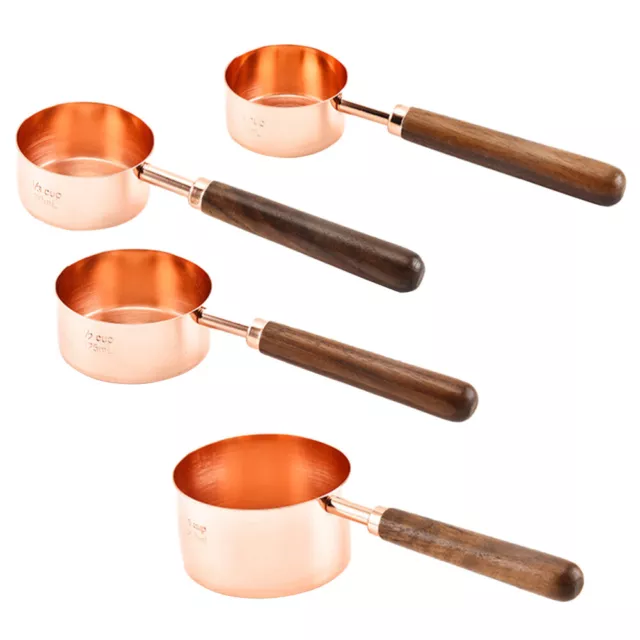 4 in 1 Brass Measuring Cups  Copper Measuring Cup Metal Measuring Cup