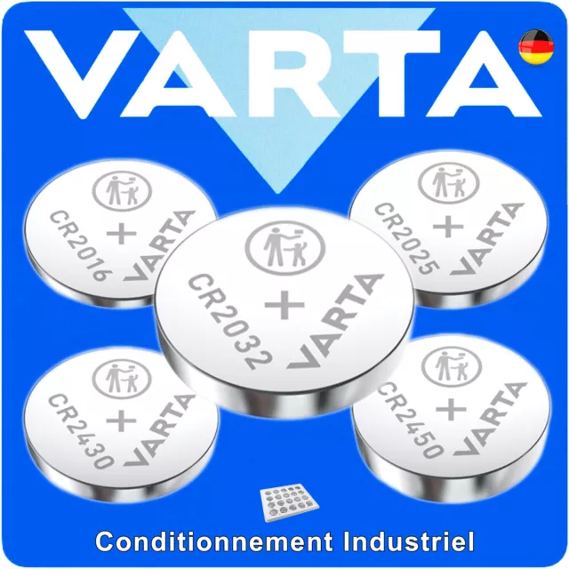 Piles VARTA V13GA AG13 Pile Bouton Lithium LR44 LR1144 Gamme Pro Industriel  Vrac