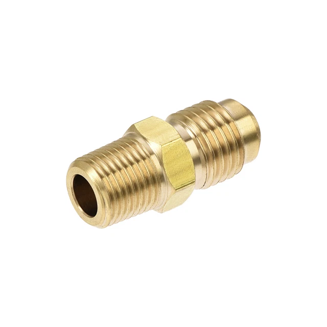Laiton Tuyau Raccord 1/4 Pouce à 1/8 Pouce Mâle Tube Adaptateur Tuyau Connecteur