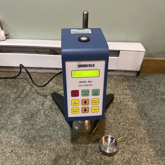 BROOKFIELD DV-II+ PRO LVDV-II+ PRO DIGITAL CP VISCOMETER W/ Stand
