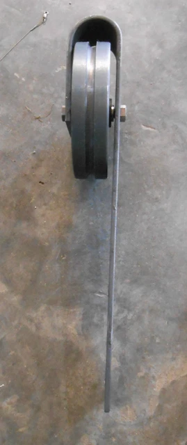 Barn Door Sliding Door Track-Strap Hanger 5" COLSON Wheel (EC3-3) 2
