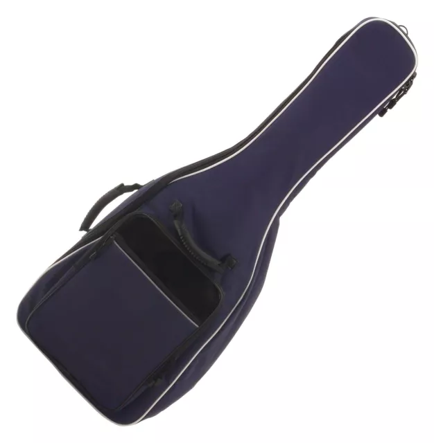 Borsa Custodia Chitarra Acustica 3/4 Morbida Trasporto Tracolla Imbottita Blu