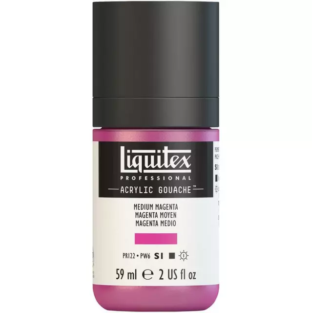 Liquitex Professional Acrylic Gouache 59ml - Medium Magenta*