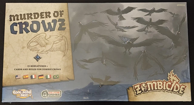 ZOMBICIDE BLACK PLAGUE Murder Of Crowz Spawn Cards & Rules Leaflet - Foto 3