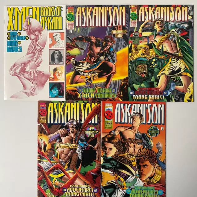 Askanison -   1 2 3 4  + Special Set - 1996  X Men    Series - -  Marvel Comics