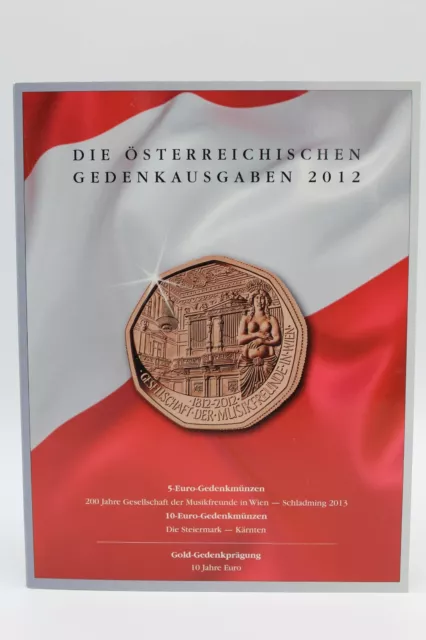 PRAGER: Österreich, 2x 5 Euro + 2x 10 Euro 2012, Gedenkausgabe 2012 [M81] #k