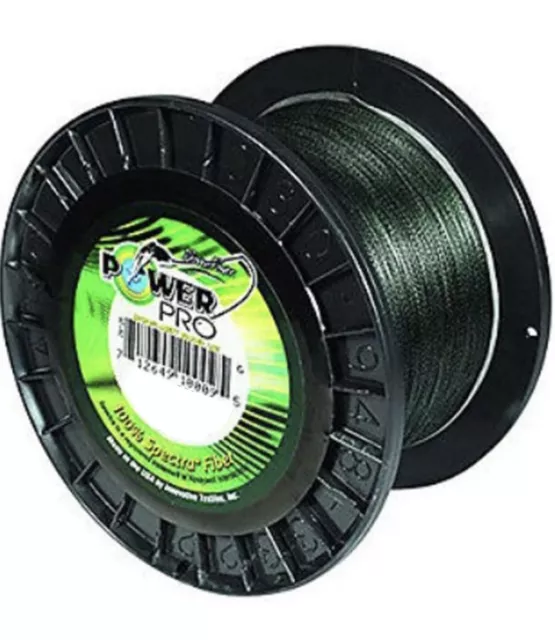 Power Pro Spectra Fiber Braided Fishing Line Spool  250lb 1500yd Moss Green