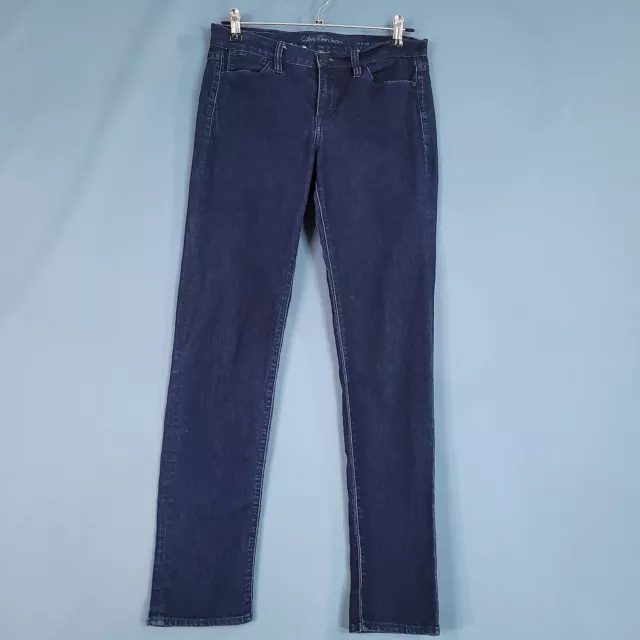 Calvin Klein Jeans Women's Ultimate Skinny Denim Pants Blue Size 8 x 30