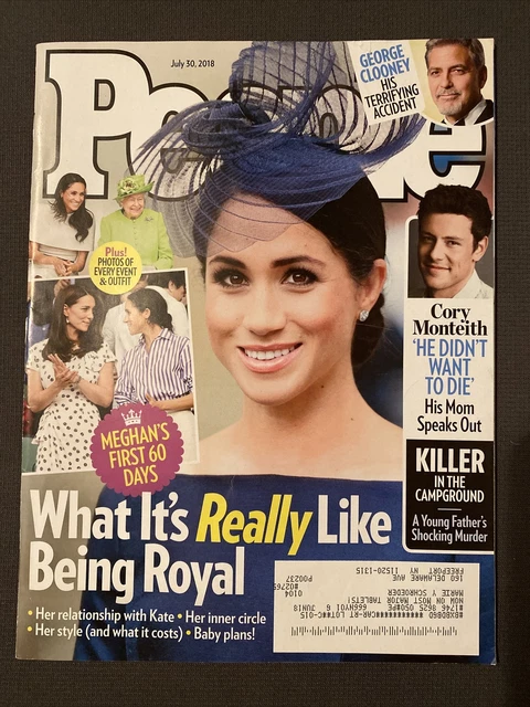 PEOPLE MAGAZINE JULY 30, 2018 MEGHAN MARKLE 1st 60d CORY MONTEITH George Clooney