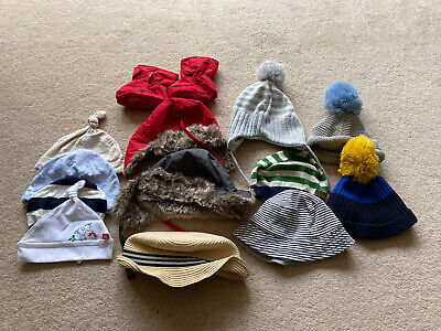 Bundle Of Baby Boy Hats From Newborn To 2 Years Next H&M Ex-Con