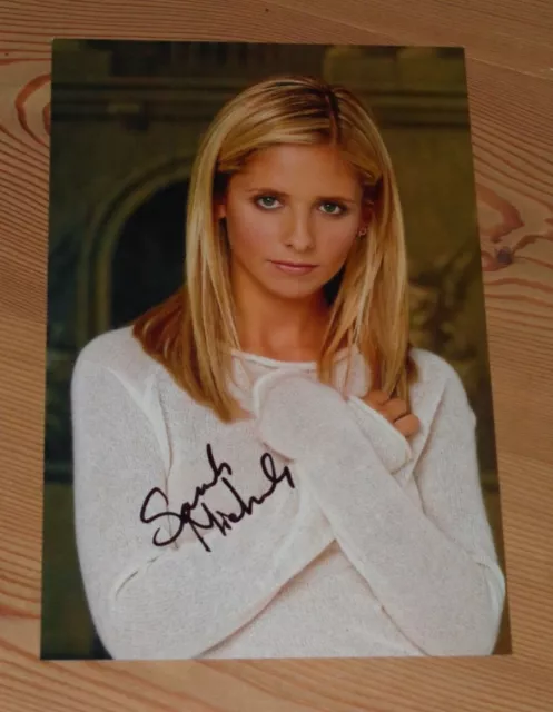 Sexy SARAH MICHELLE GELLAR Originalautogramm GROSSFOTO!