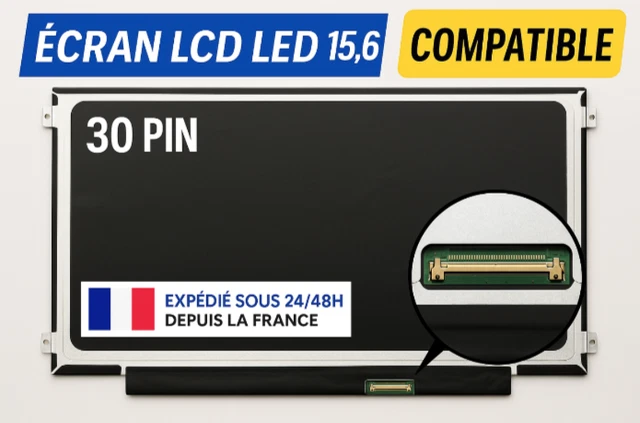 Dalle d'écran pour Boe NT156FHM-N61 - Dalle écran de remplacement NT156