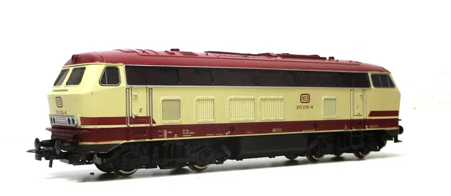 ROCO H0 4151C locomotiva diesel BR 215 036-4 DB TÈ analogico IMBALLO ...