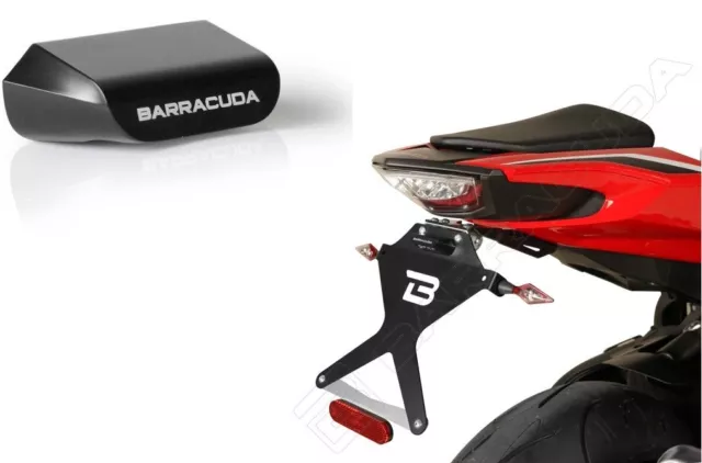 Barracuda Portatarga Regolabile Honda Cbr 1000 Rr 2017-2019 + Luce Targa Led