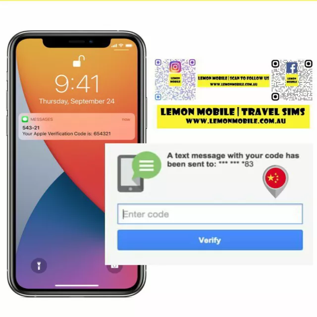 Codice di verifica SMS Numero di cellulare cinese SMS Cina OTP NO SIM