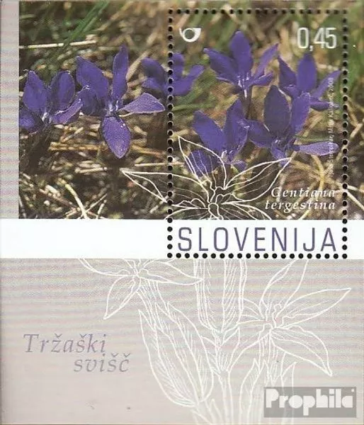 Slovenia Blocco 37 (completa Edizione) nuovo linguellato 2008 Karstpflanzen