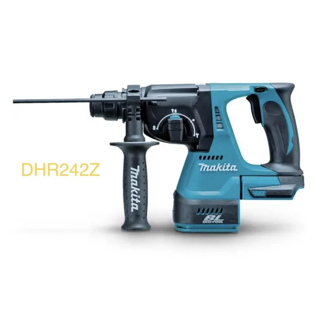 Martello Perforatore A Batteria 18V Compatibile Makita – 4 Modalità, 1500 Giri/min, 4500 BPM, Punte SDS-Plus Incluse