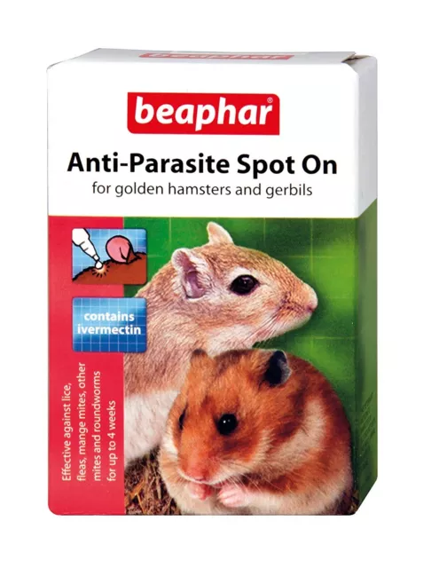 Beaphar Libros anti parasitario para Hamsters y Jerbos x 2 Pack