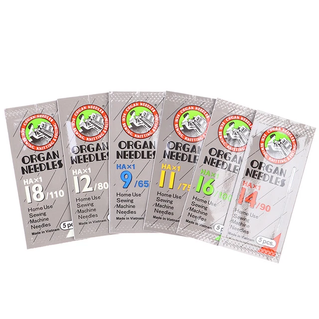 5pcs/Pack of HAX1 Sewing Needles ORGAN Household Sewing Machine Needles - tk