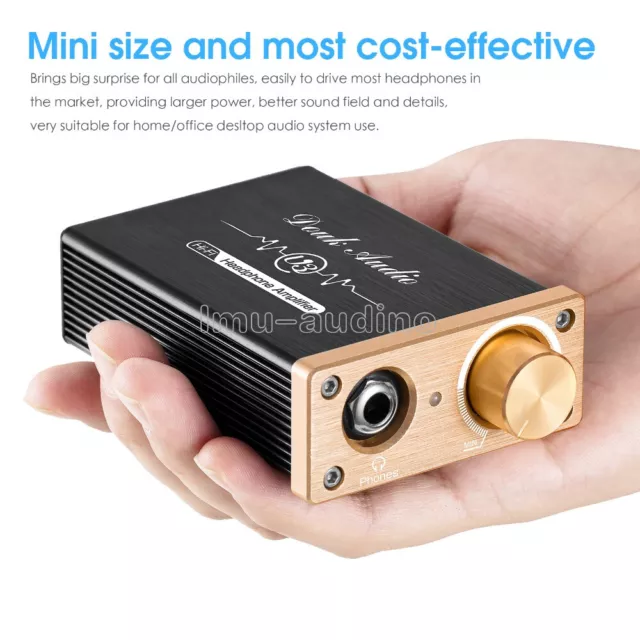 Douk Audio U3 Mini Class A Headphone Amplifier HiFi Desktop Home Stereo Amp DC5V