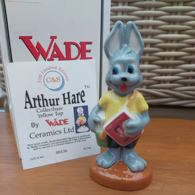 Wade 1999 Wade's World - ARTHUR HARE Yellow Top. Boxed 136/500 COA