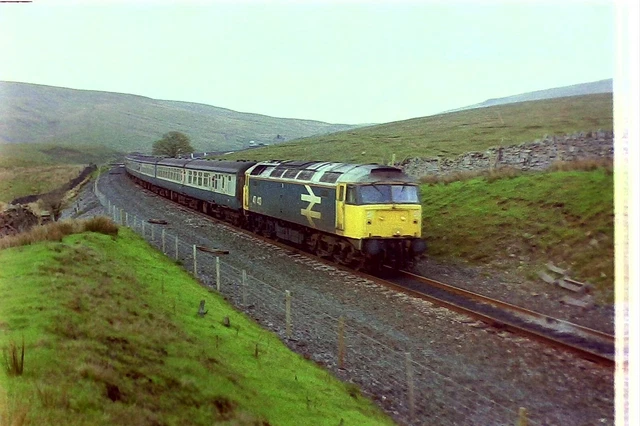 35MM RAILWAY COLOUR Negative Class 47 407 at Ribblehead £1.95 - PicClick UK