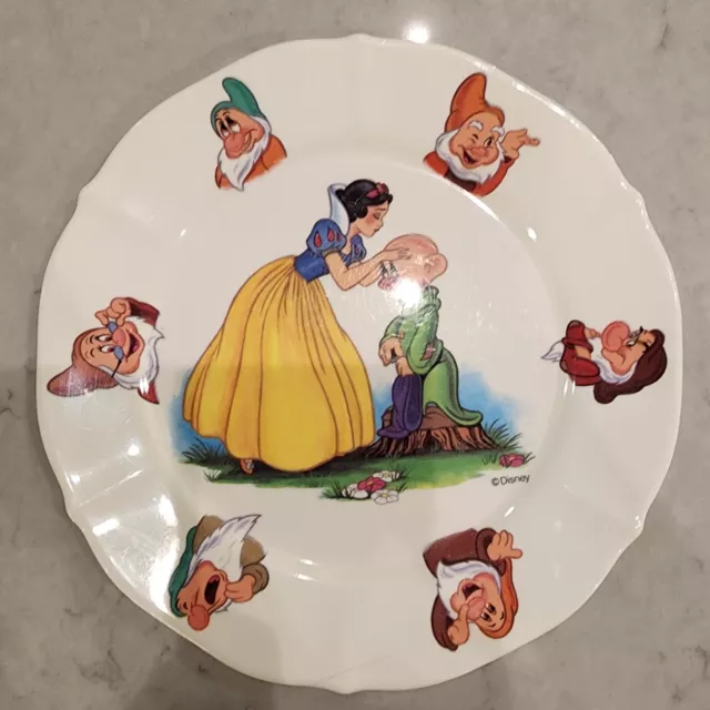 Disney Snow White 7 Dwarves 3 pc Selandia Melamine Set - Plate, Bowl, Cup 2