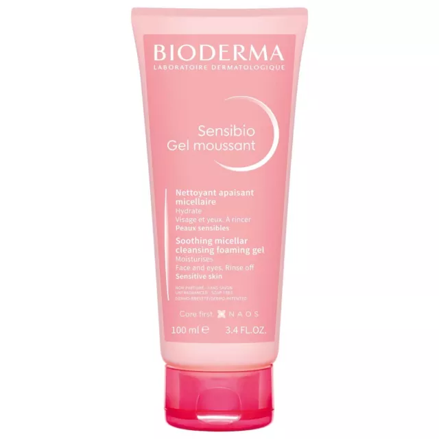 BIODERMA Sensibio Doux Apaisant Micellaire Démaquillage Gel Moussant - 100ml