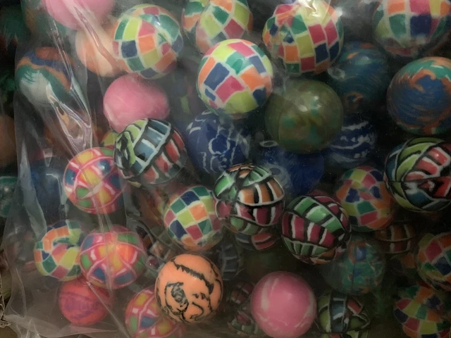 1750 Bouncy Balls Bulk Whole Sale Vending Toys Uturn Vendstar 1” Multi Color