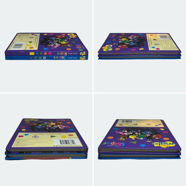 THE WIGGLES A Sparkle Book Bundle - Learn About Numbers + Shapes ...